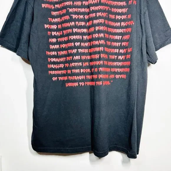 Vintage Rare The Evil Dead, Dated 2001, Horror Movie Promo Shirt Size XL men’s
